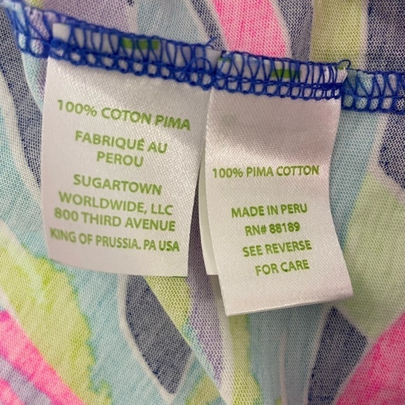 LILLY PULITZER SUGARTOWN Women's Dress Sz S Psychedelic Hippie 70’s Retro Y2K - Picture 8 of 9